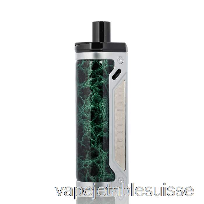 Vape Suisse Perdu Vape Thelema 80w Pod Mod Kit Inoxydable / Cuir Brillant